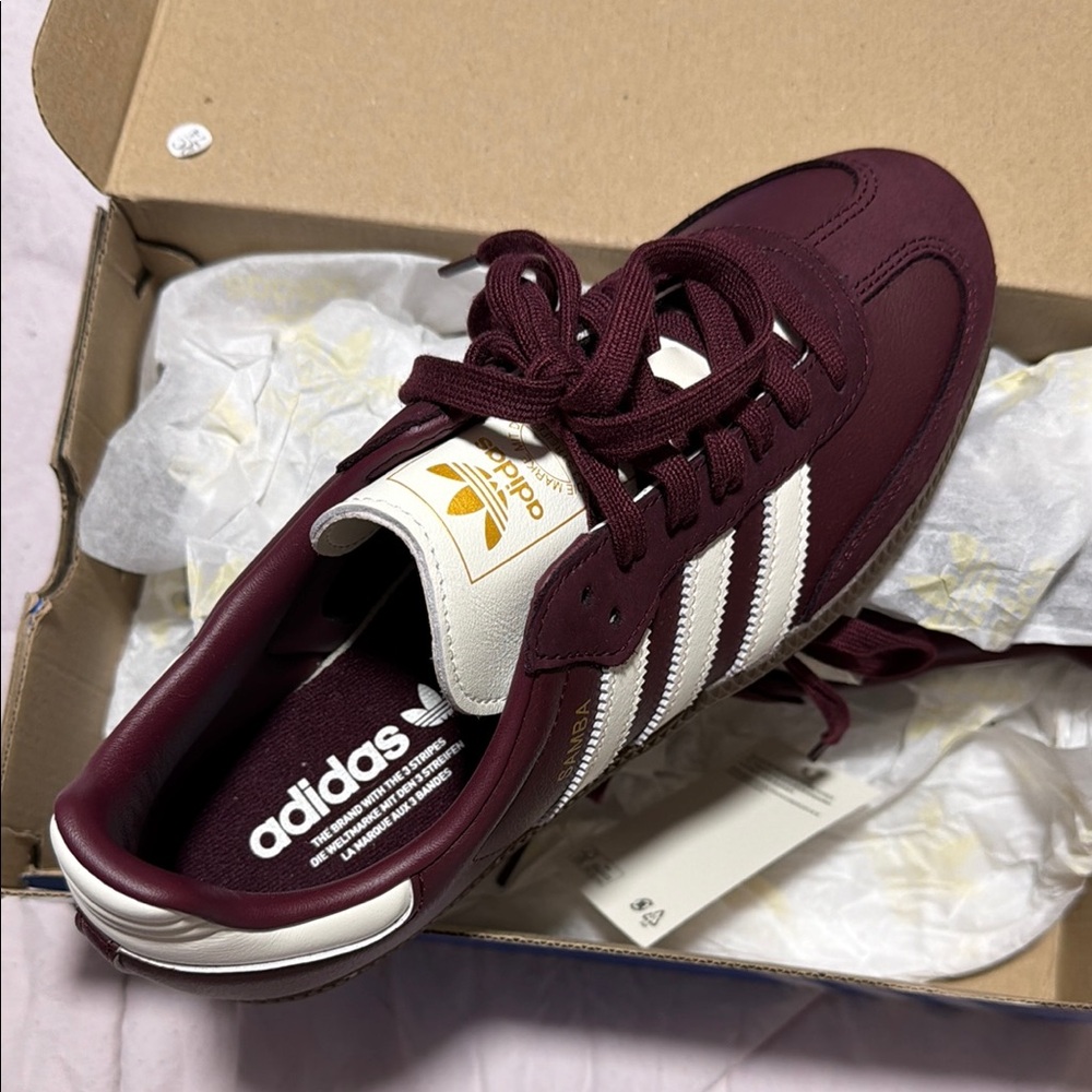 Adidas Women's Burgundy Sneakers